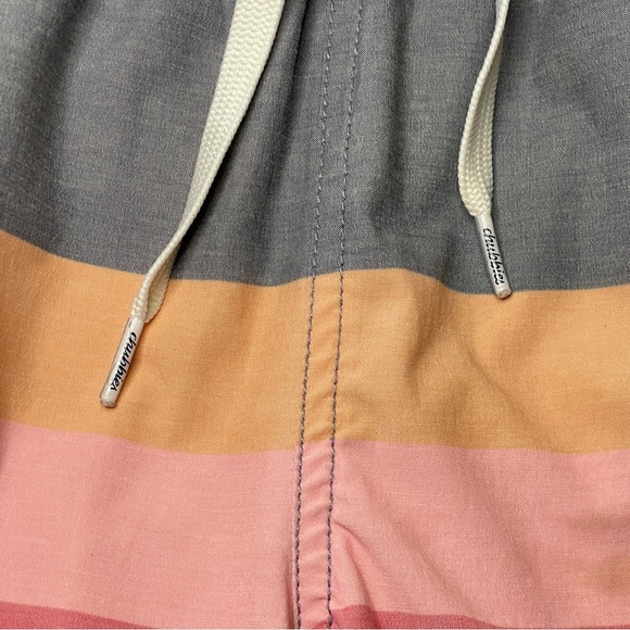 Chubbies Classic Size Small Gray Sunset Stripe Swim Trunks Board Shorts Men’s - Picture 2 of 7